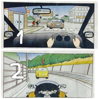 原付免許のイラスト問題で 30キロでカーブを右に曲がる絵で 設問に道路に砂が散 Yahoo 知恵袋