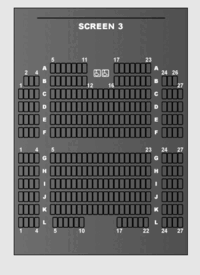 Tohoシネマズ渋谷のスクリーン3についてなのですが H列は見やすいですか 図 Yahoo 知恵袋