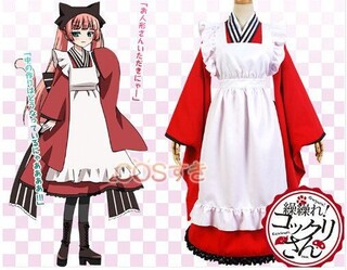 写真のような和風のメイド服を着たアニメキャラの女の子を探しています 身長が小さ Yahoo 知恵袋