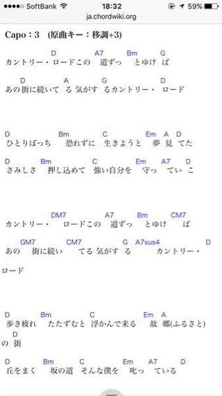 カントリーロード 簡単 な 曲 ギター 初心者 楽譜