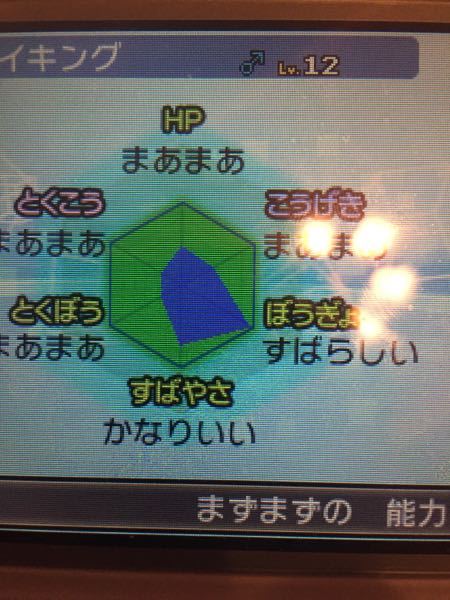 ポケモンサンムーンについて質問です ジャッジの際 写真のような六角形の図 Yahoo 知恵袋