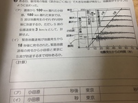 緊急地震速報と主要動が始まる時間という の問題がやり方が全く分からな Yahoo 知恵袋