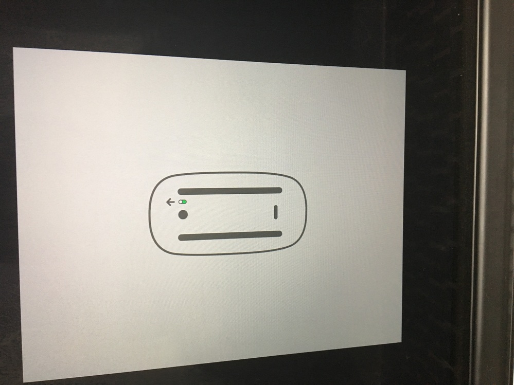 macbookproで起動時すると黒を背景とした白のアップルマークが 