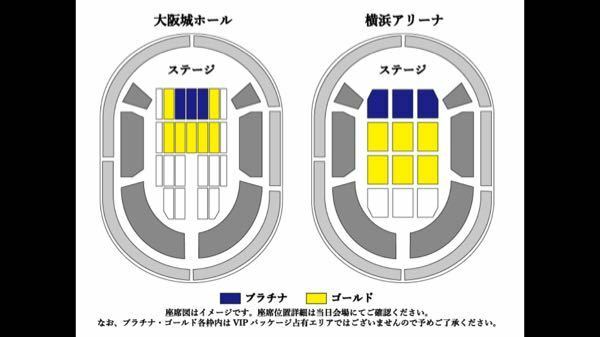 7月のxjapanの大阪城公演の座席についてですが、S席とはアリーナ