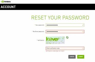 Nvidiaのアカウントパスワード変更の手続きに関するご質問です Yahoo 知恵袋