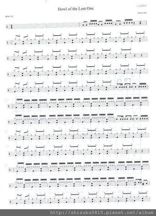 ロストワンの号哭のドラム譜ありませんか 一応あるにはあるんで Yahoo 知恵袋