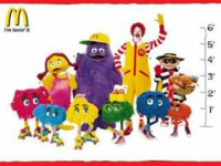 なぜ マクドナルドのキャラクター ドナルドの仲間たち グリマス Yahoo 知恵袋