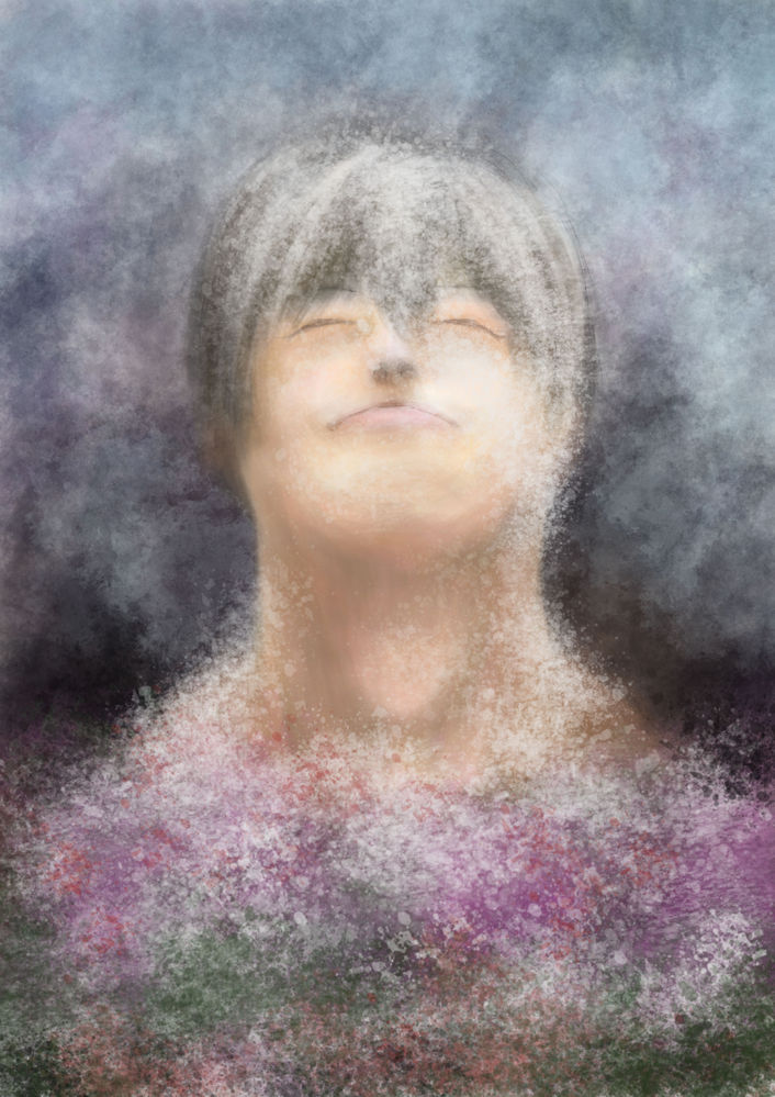 絵の評価をお願いします。 - 不安な気持ちになるような絵ですね…でも 
