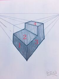 美術の授業で今二点透視図法の明暗をやっているんですが全くわかりません Yahoo 知恵袋