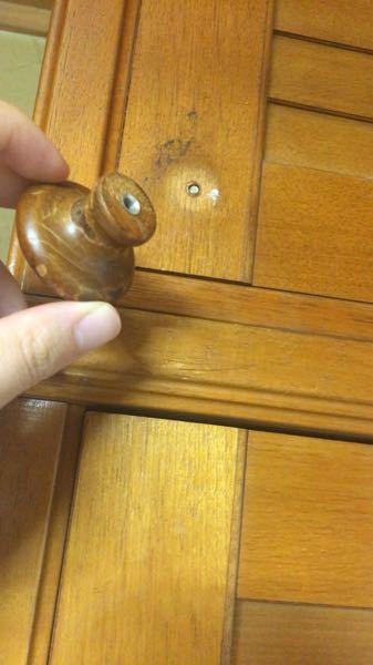 古いタンスの引き出しの取っ手が取れて、開かなくなってしまいました