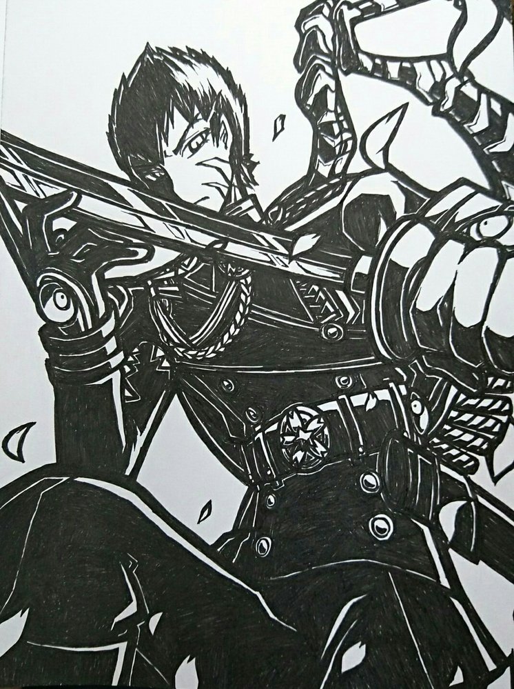 自分は普段ボールペンでこの様な絵を描いているのですが、｢ボールペン