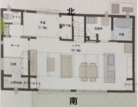 間取りについてアドバイスをください 現在 西道路 西玄関で南全体をリビングにして 教えて 住まいの先生 Yahoo 不動産