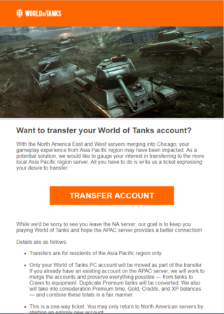 先日worldoftanksの運営から写真のようなメールが届きました Yahoo 知恵袋