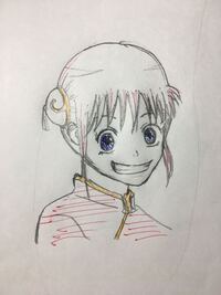初めて本気で絵を書いてみました 銀魂の神楽というキャラクターで Yahoo 知恵袋
