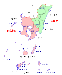 宮崎県 鹿児島両県は 九州南部 南九州 とされています 後者には 北九州市 Yahoo 知恵袋