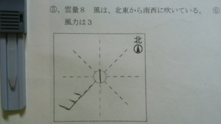 中学2年生の理科の天気記号の問題です あっていますか Yahoo 知恵袋