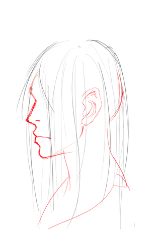 女の子らしいい横顔が描きたいです目と輪郭の描き方を教えてください ボクは Yahoo 知恵袋