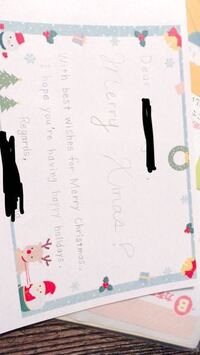 中一女子 学校の課題で部活の顧問の先生に英語のメッセージカードを書く Yahoo 知恵袋