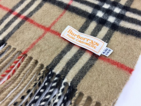 BURBERRY - ピュアカシミヤ100%バーバリーマフラーの通販 by