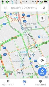 Googleマップで渋滞状況の表示の色について教えてください緑とか赤とかなど Yahoo 知恵袋