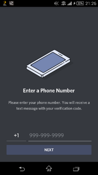 Discordについて質問です アプリに登録したところ 携帯番号の認証画 Yahoo 知恵袋