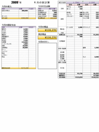 サイトから家計簿のテンプレートをダウンロードしました 見本なのか す Yahoo 知恵袋