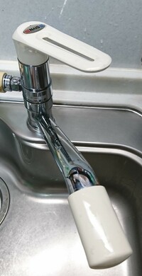 新築一戸建てのキッチン水栓、手持ちの浄水器に合わないですので、ご