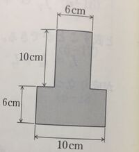 単位面積あたりの質量が100kg M 2の図のような物体の重心まわり Yahoo 知恵袋