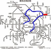 大回り乗車についての質問です 東京から新宿まで下図の青いラインのルー Yahoo 知恵袋