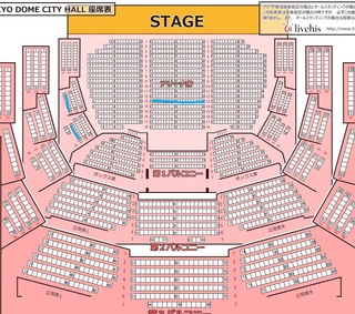 至急お願い致します 東京ドームシティホール Tdc の座席について アリーナセ Yahoo 知恵袋