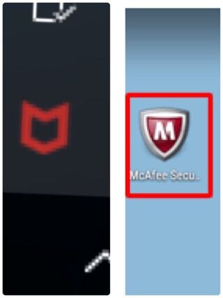 マカフィーリブセーフのアイコンはどちらが正しいのですか こんば Yahoo 知恵袋