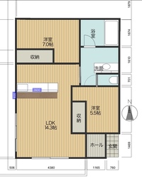 平屋の2ldkの家を建てようと思います 良い風水で間取りを教えてほしいです 大体 教えて 住まいの先生 Yahoo 不動産