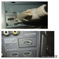 テレビのhdmiはかなり大きい穴ですがパソコンのグラボのhdmiの穴は横一セン Yahoo 知恵袋