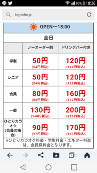 ビッグエコーの料金についてです 小学生の娘と行ったのですが 会計後レシートを見 Yahoo 知恵袋