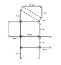 以下算数の問題です 展開図からの体積の求め方を解説をお願いいたします こ Yahoo 知恵袋