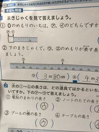 まきじゃくの0のメモリは ア イのどちらですか が0だとすると 10の Yahoo 知恵袋