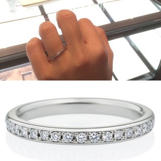 結婚指輪で迷っています ハーフエタニティで幅が2 3mmの指輪を結婚 Yahoo 知恵袋