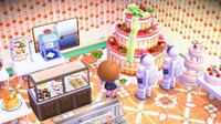 とびだせどうぶつの森 この画像の右上にある大きいケーキの家具名を Yahoo 知恵袋
