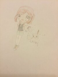 イラスト評価お願いします 小6です ポケモンの新作のピカチュウとイーブイの女の Yahoo 知恵袋