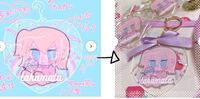 Pixivファクトリーでアクキーを作りたいの ですが 部分的に色 Yahoo 知恵袋