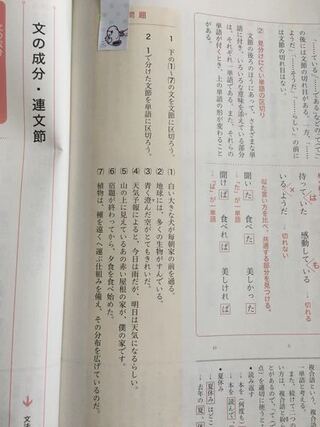 中1女子です 学校の国語の授業で今 文法 言葉の単位 という Yahoo 知恵袋