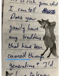 英語の筆記体を読める方 青線の引いてある部分の単語のスペルを教えていただきたい Yahoo 知恵袋