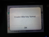 3dsのfreeshopを起動したんですがタイトルキーと言うものが必要でqrコ Yahoo 知恵袋