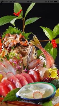 このお造りの右下の青い皿に乗った透明のものはなんでしょう 食感はコリコリとして Yahoo 知恵袋