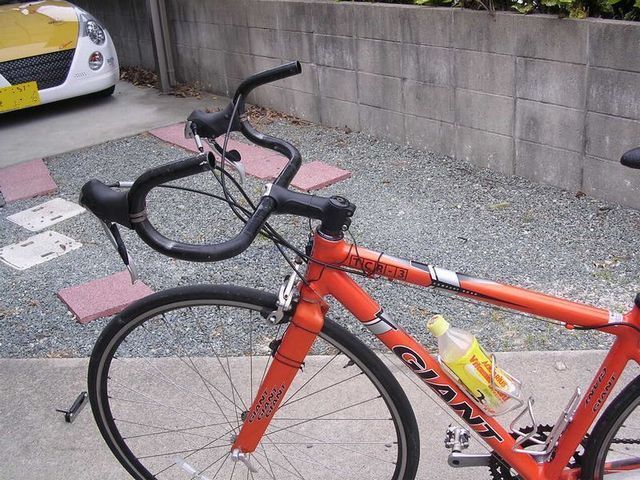 二人乗り用自転車 反対向き