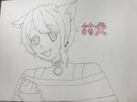 絵の評価お願い致します 初めて すとぷりの莉犬くんを描きました Yahoo 知恵袋