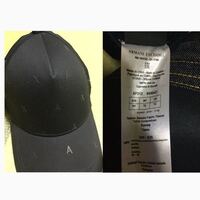 アルマーニの帽子を買いました 帽子の中のタグがとても長いです 切って使用 Yahoo 知恵袋
