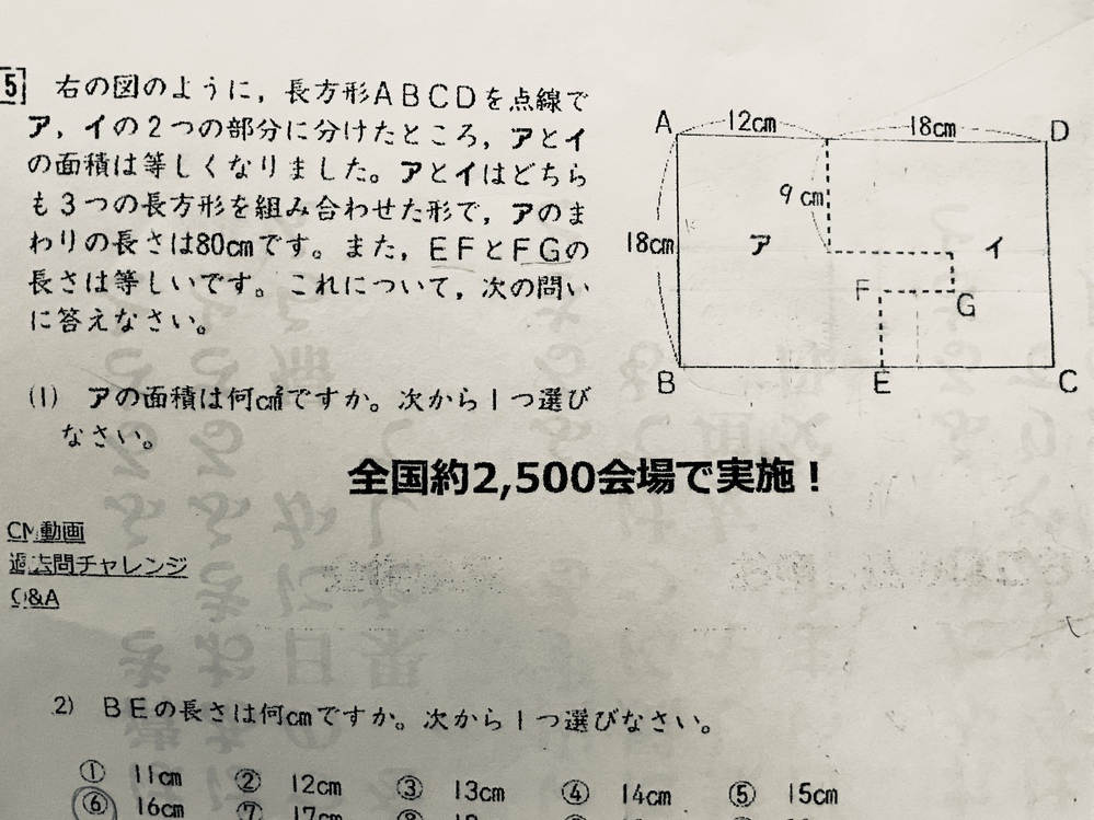 全国統一小学生テスト 5年生