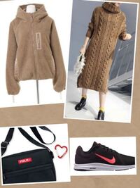 コーデについてご相談させて頂きます ベージュのボアブルゾンブラウンのニッ Yahoo 知恵袋