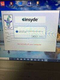 富士通バッテリ充電制御アップデートツールを適用しようとしたら画像のものがでてき Yahoo 知恵袋